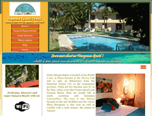 Tablet Screenshot of hotelsamarabeach.com